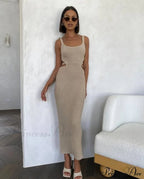 Knitted Stylish Midi Dress image 5