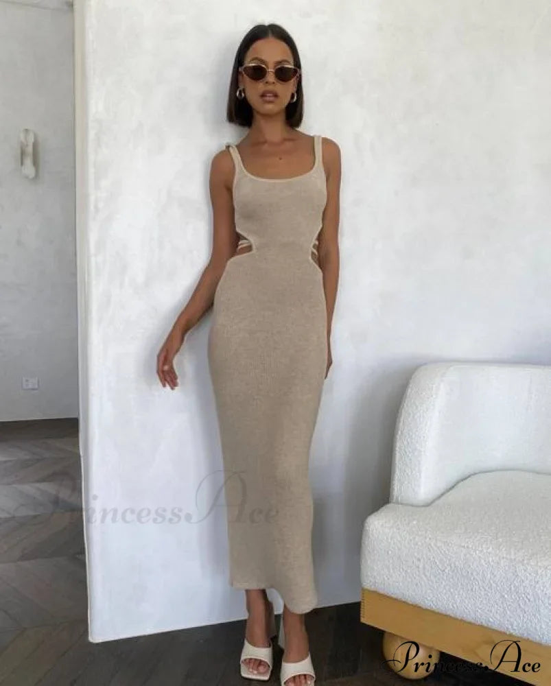 Knitted Stylish Midi Dress image 5
