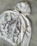 Dark Aesthetic Print Zip Hoodie image 1