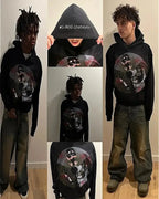 Dark Cartoon Letter Huge Hoodie image 6