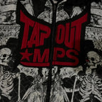 Dark Crimson Letter Antique Hoodie image 3
