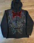 Dark Crimson Letter Antique Hoodie image 4