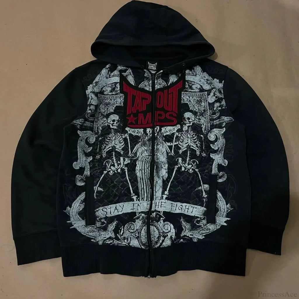 Dark Crimson Letter Antique Hoodie image 1