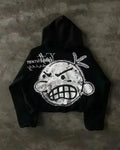 Dark Cross Graphic Pullover Hoodie image 5