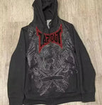 Dark Cross Graphic Pullover Hoodie image 3