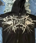 Dark Cross Graphic Pullover Hoodie image 4