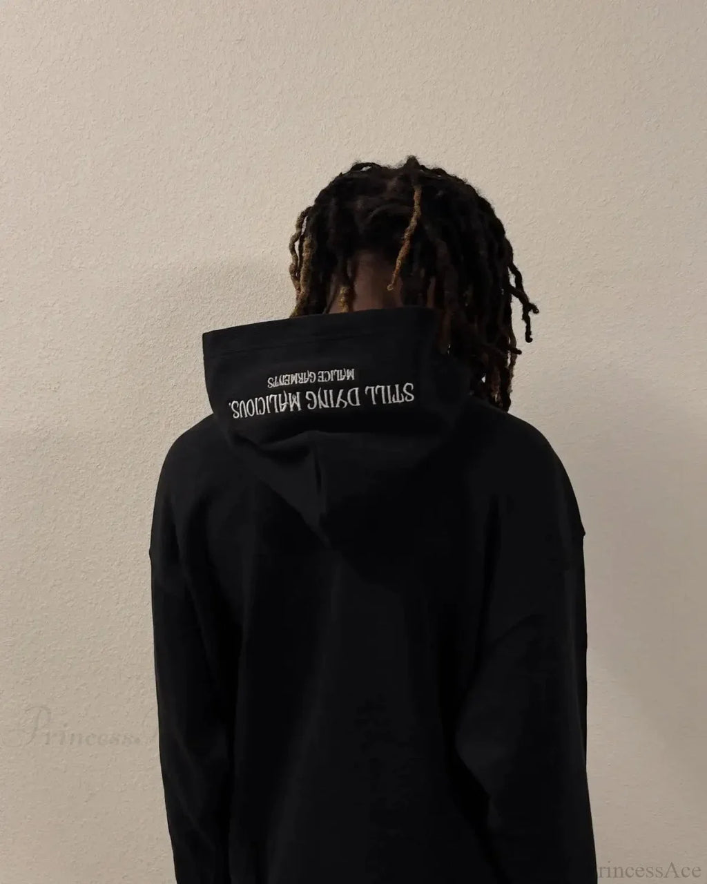 Dark Dirty Pictorial Print Hoodie image 5