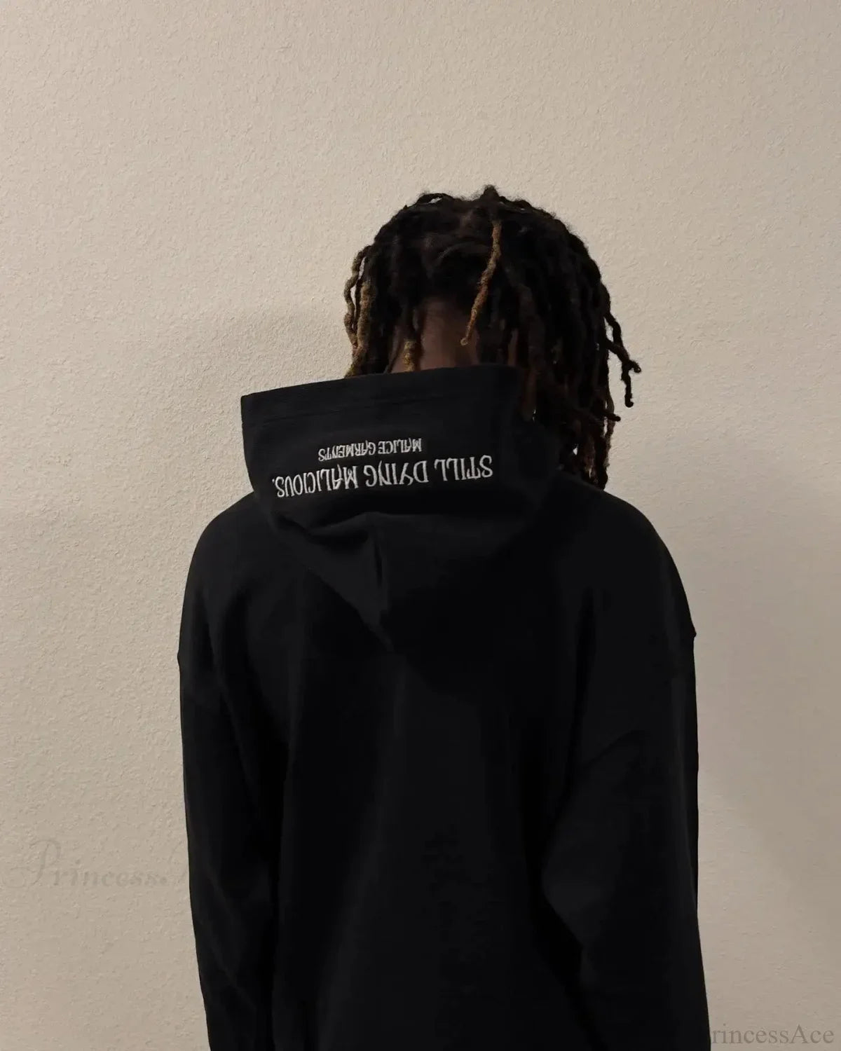 Dark Dirty Pictorial Print Hoodie image 5