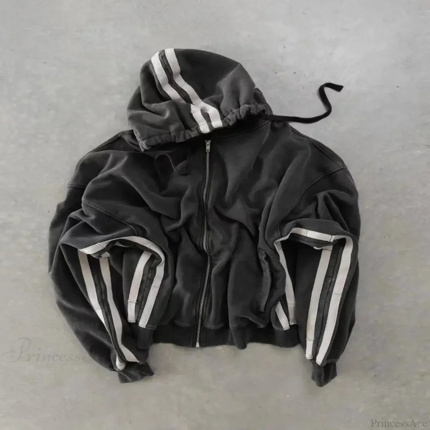 Dark Embroidered Large Hoodie image 13