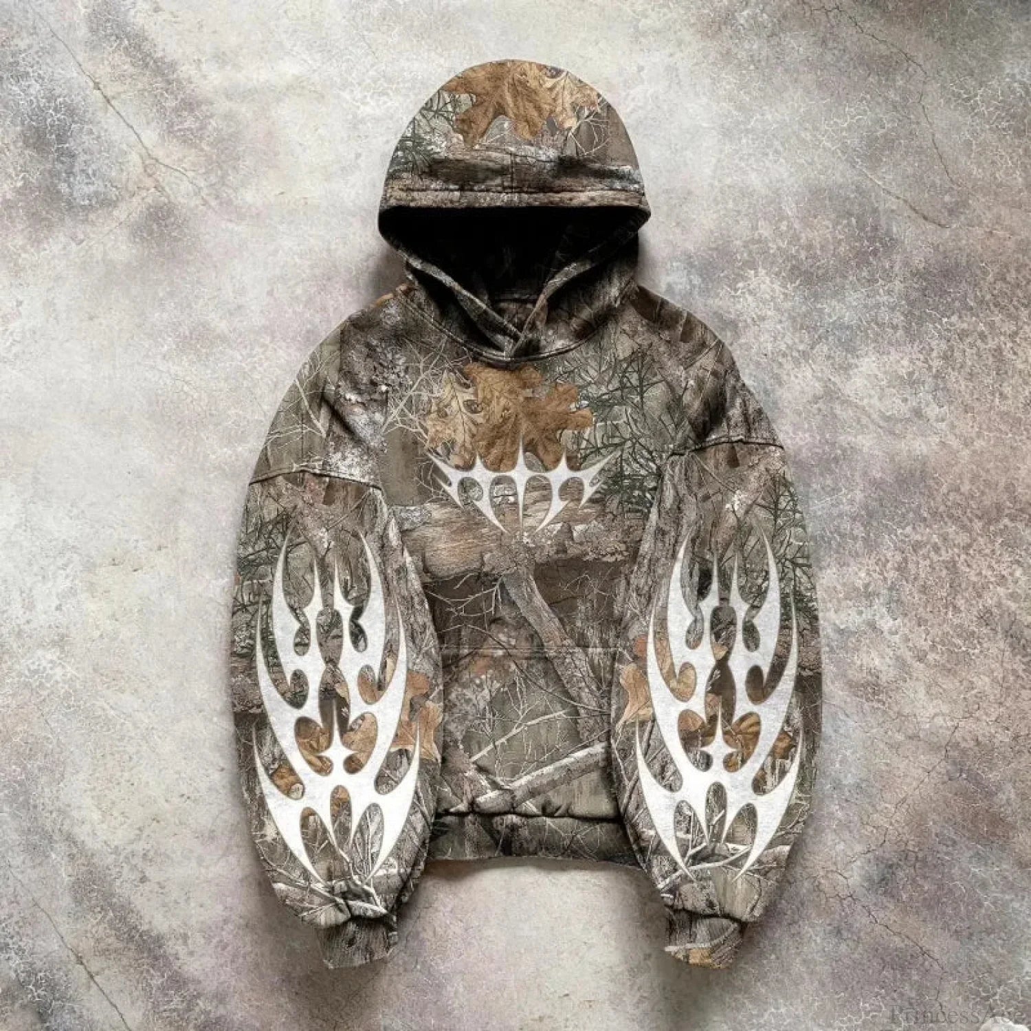 Dark Embroidered Large Hoodie image 14