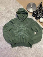 Dark Eye Print Pullover Hoodie image 2