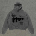 Dark Fashion Design Huge Hoodie image 1