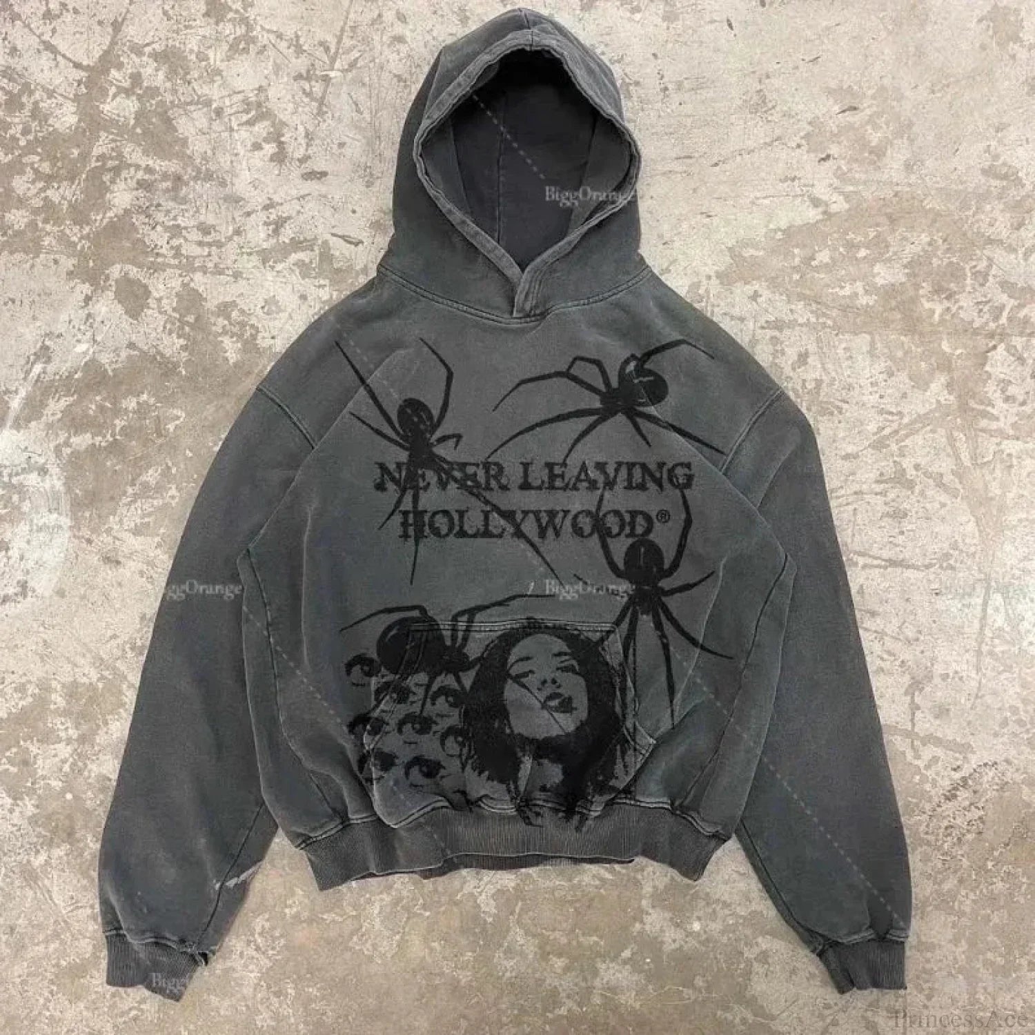 Dark Fashion Design Huge Hoodie image 4