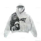 Dark Fashion Design Huge Hoodie image 5