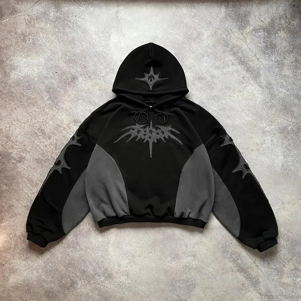Dark Flash Diamond Patch Hoodie image 14