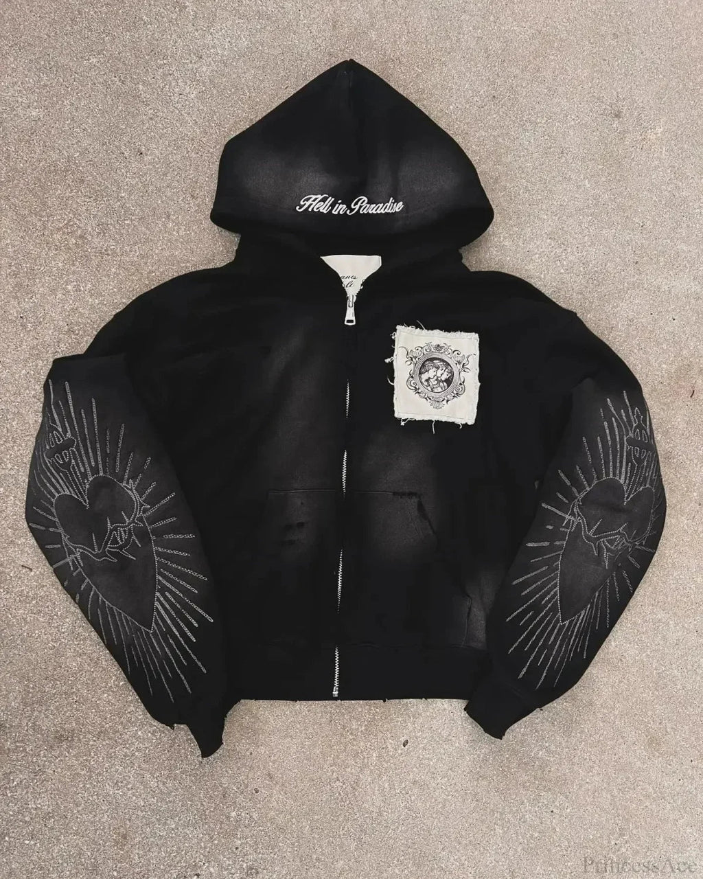 Dark Flash Diamond Patch Hoodie image 11
