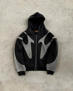 Dark Flash Diamond Patch Hoodie image 9