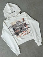 Dark Graphic Print  Y2K S Pullover Hoodie image 1