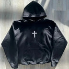 Dark Hip Hop Graphic Print Hoodie image 2