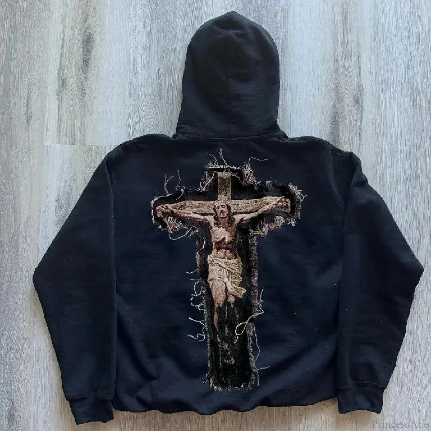 Dark Hip Hop Graphic Print Hoodie image 1