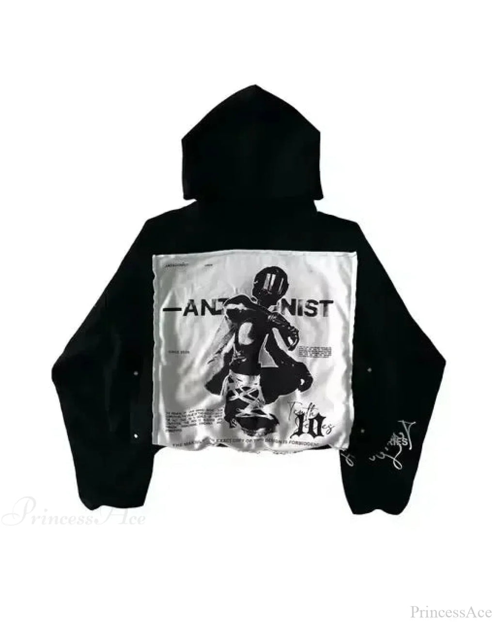 Dark Hip Hop Graphic Print Hoodie image 5