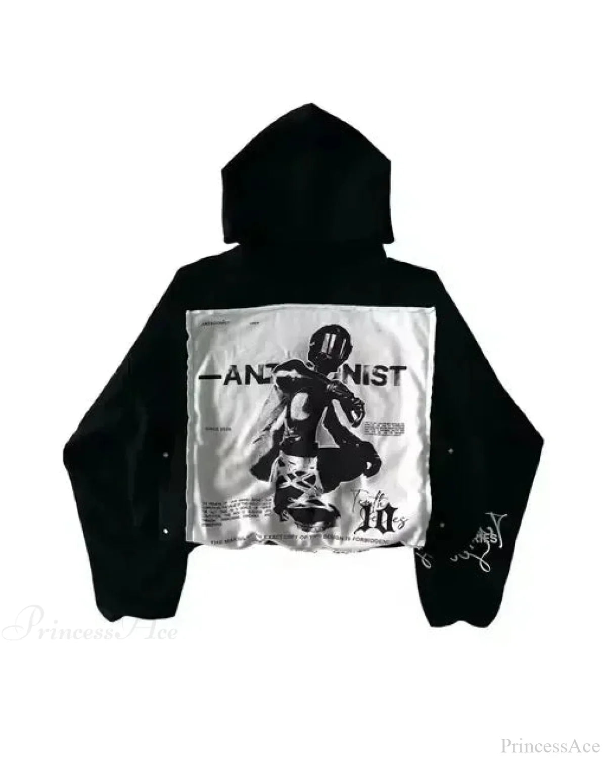 Dark Hip Hop Graphic Print Hoodie image 5