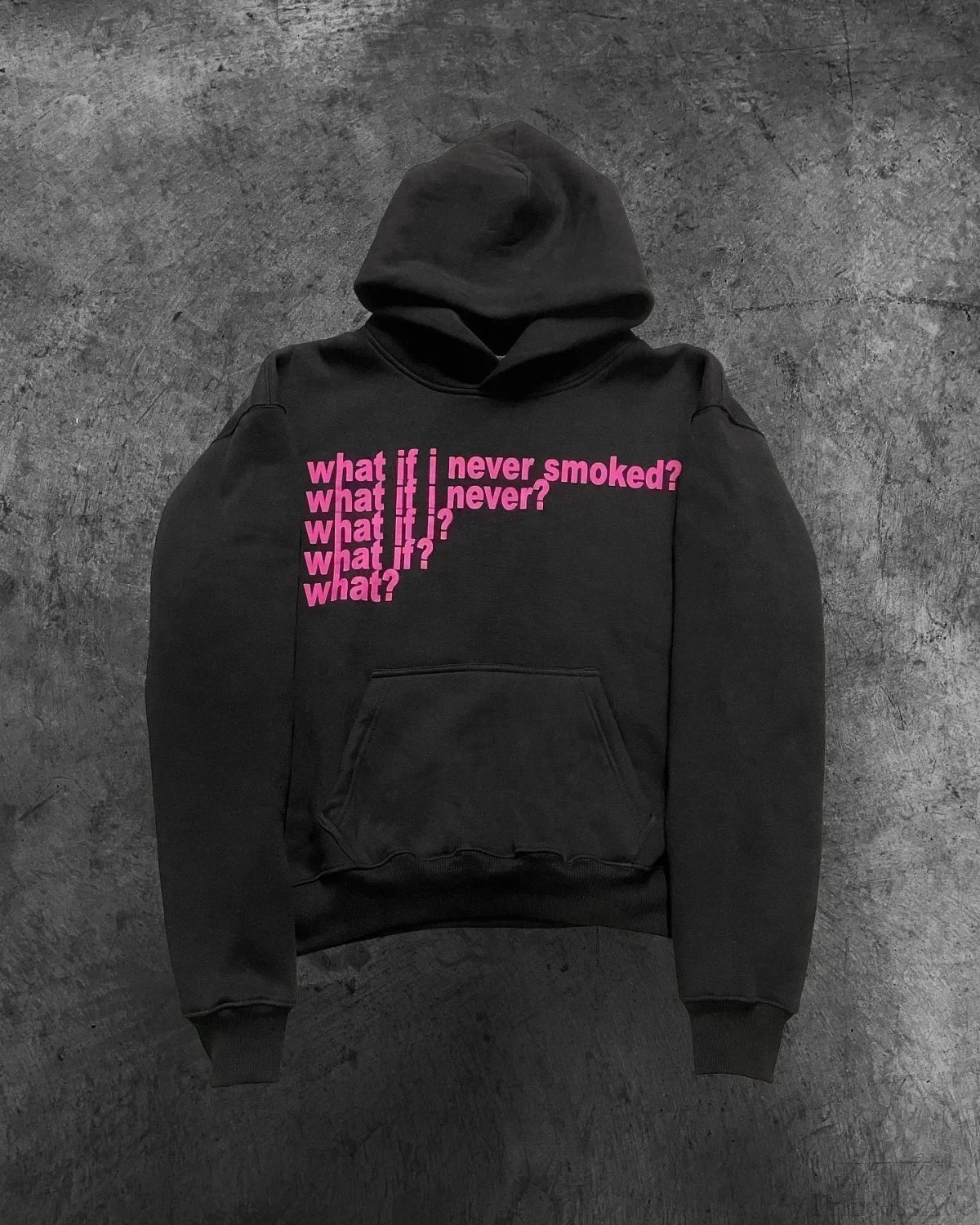 Dark Informal Print Oversized Hoodie image 16