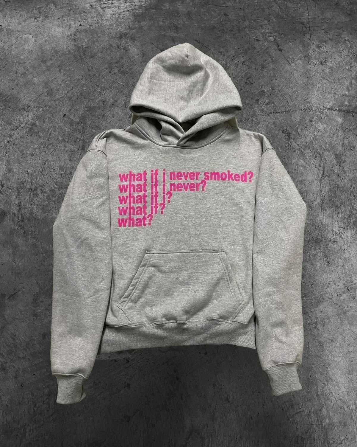 Dark Informal Print Oversized Hoodie image 7