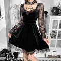 Dark Lace Trim Small Dress image 1