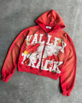 Dark Letter Huge Zip Hoodie image 1