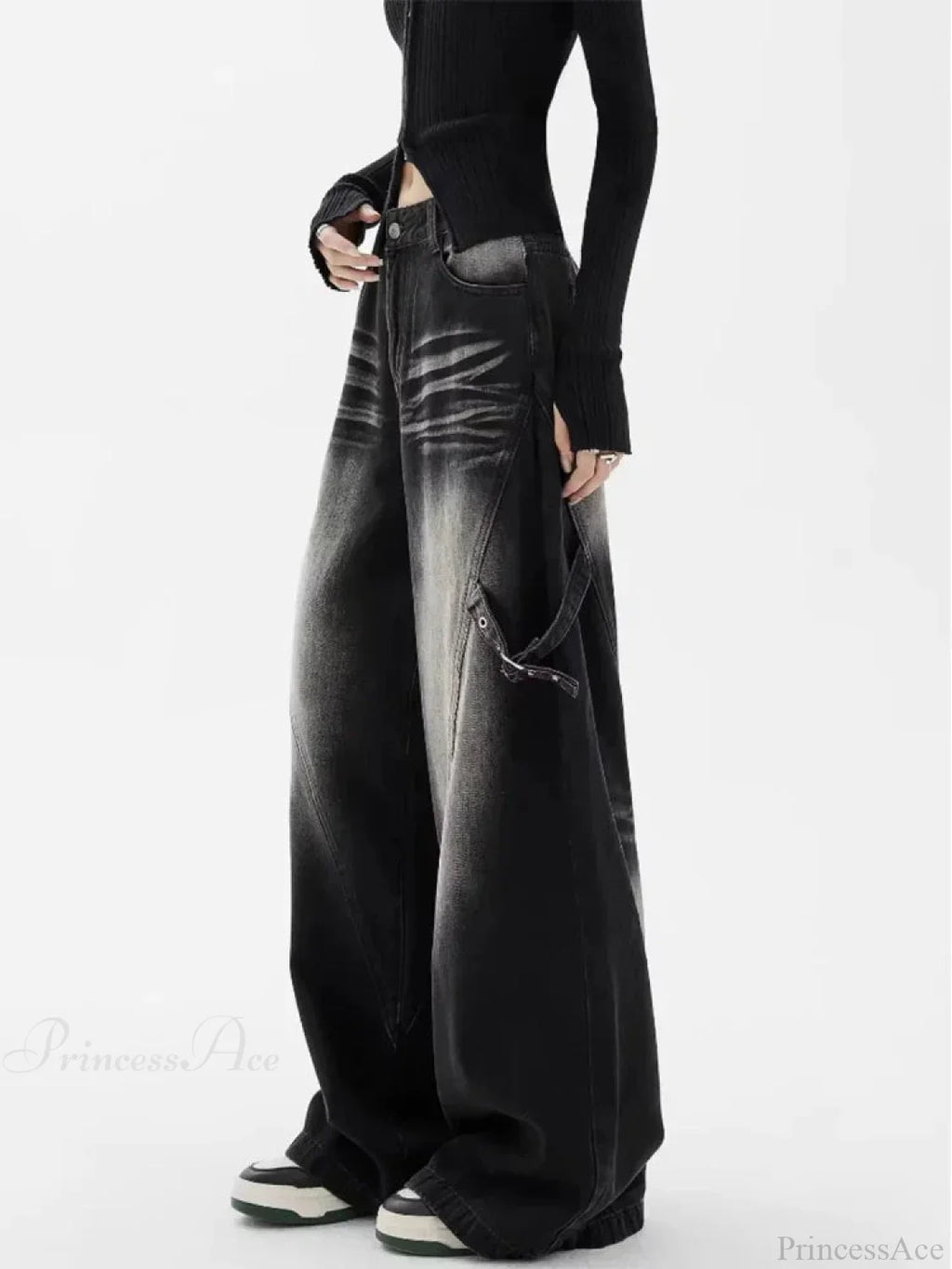 Dark Medieval 2000s Direct Denim Pant image 2