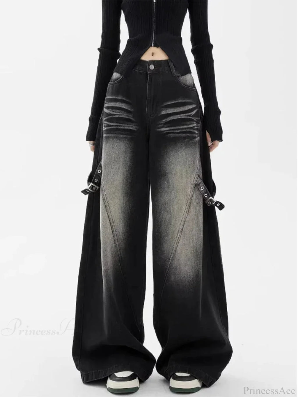 Dark Medieval 2000s Direct Denim Pant image 1