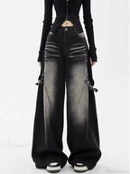 Dark Medieval 2000s Direct Denim Pant image 1
