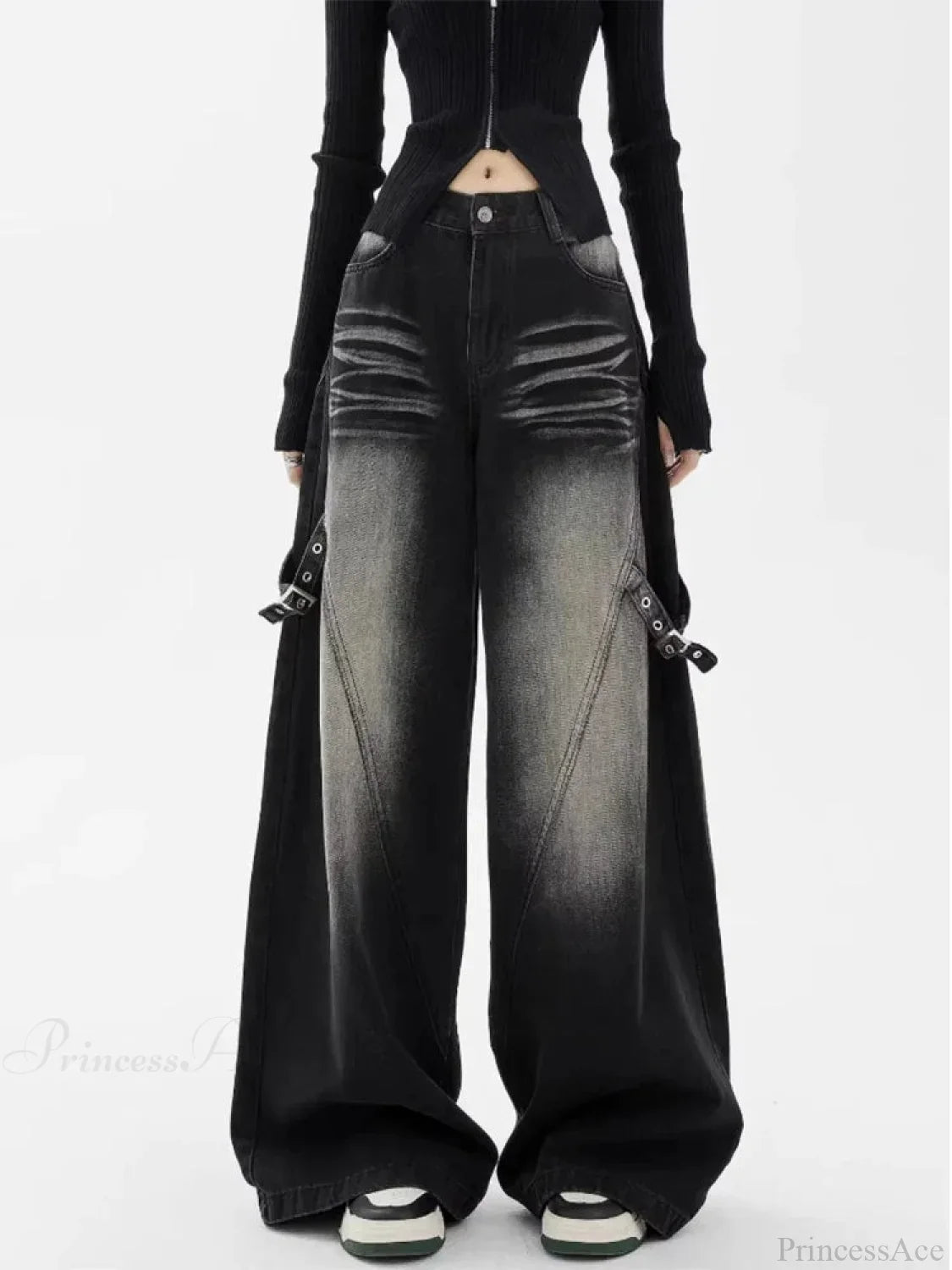 Dark Medieval 2000s Direct Denim Pant image 1