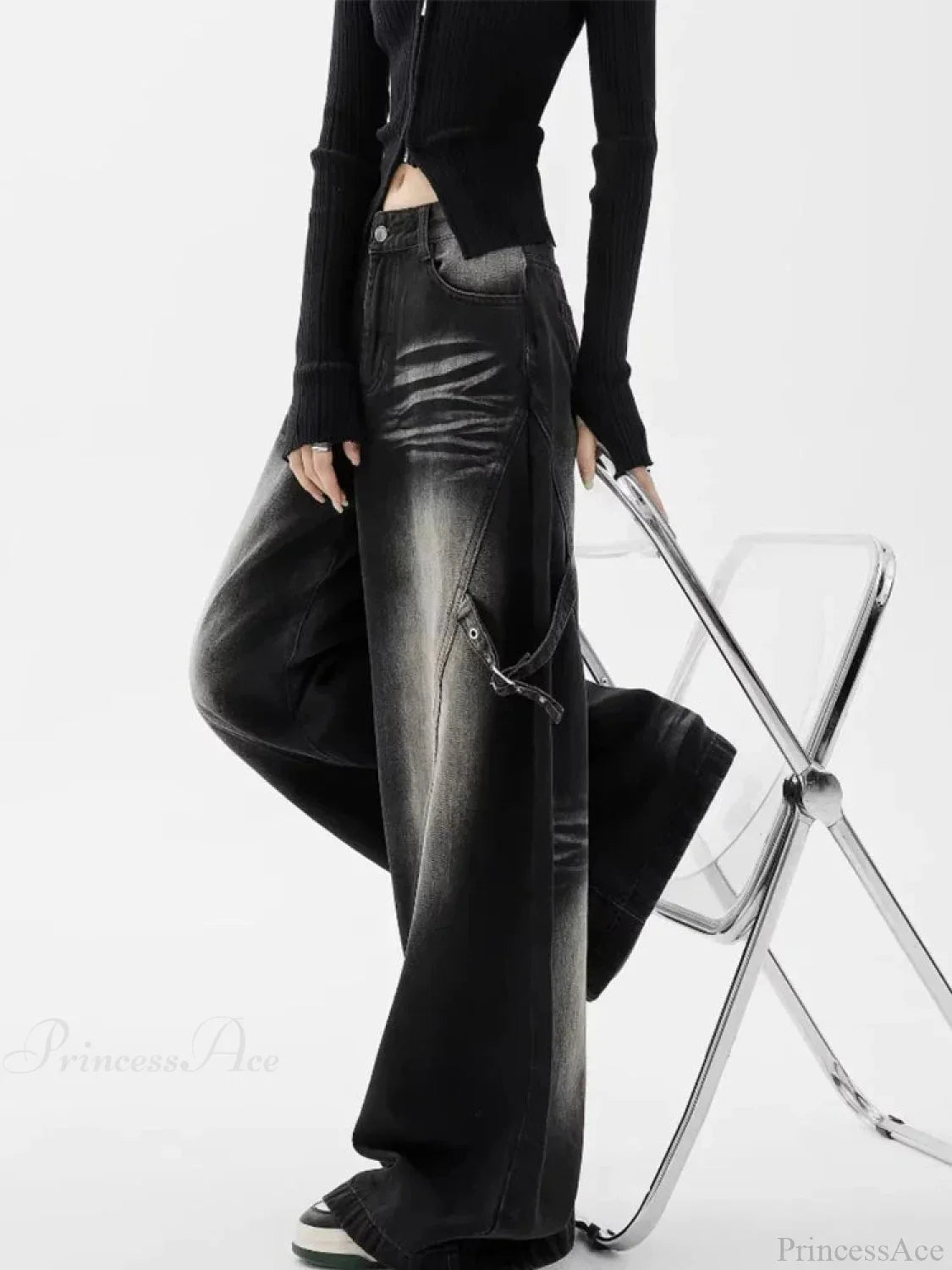 Dark Medieval 2000s Direct Denim Pant image 4