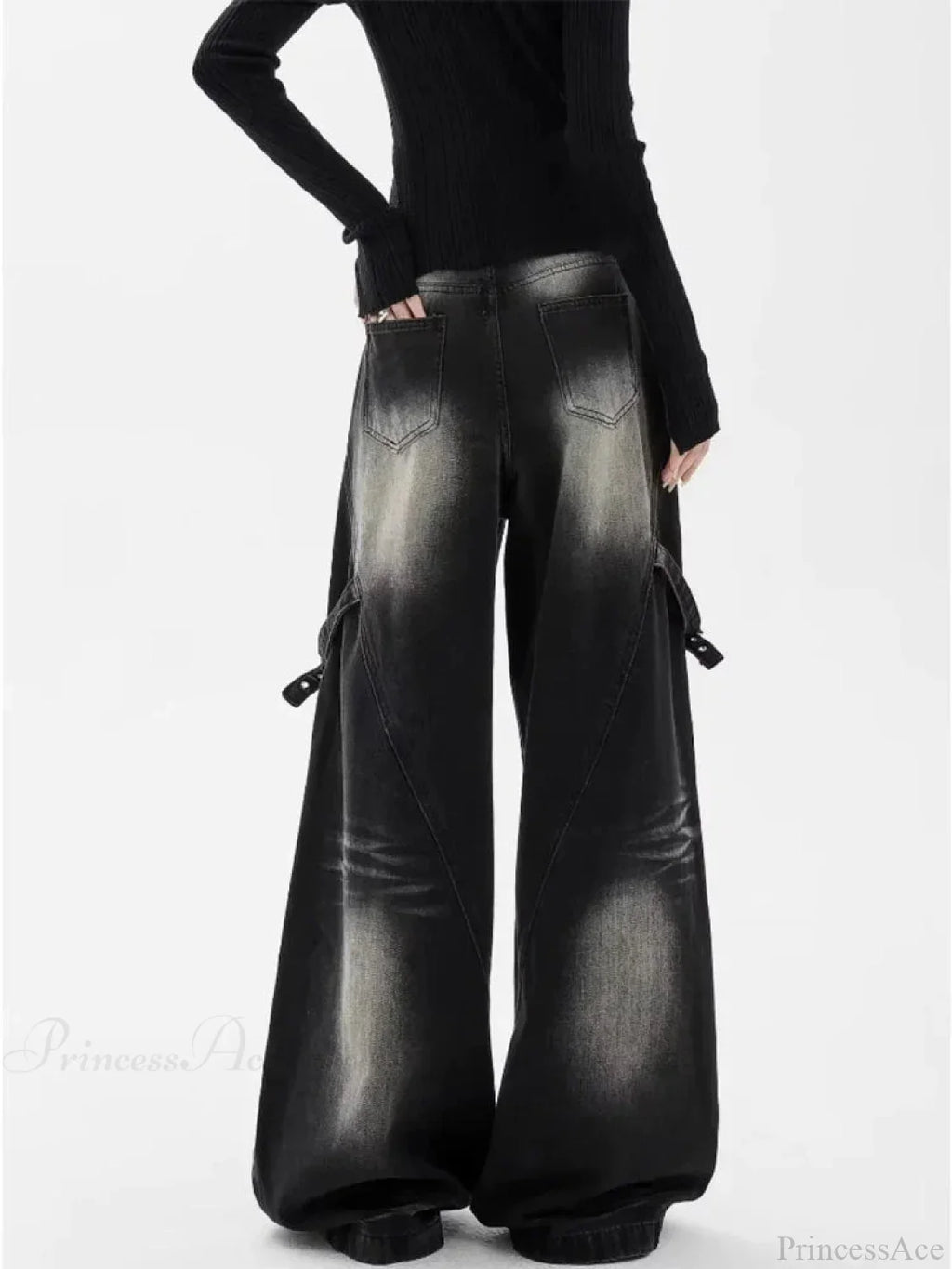 Dark Medieval 2000s Direct Denim Pant image 3