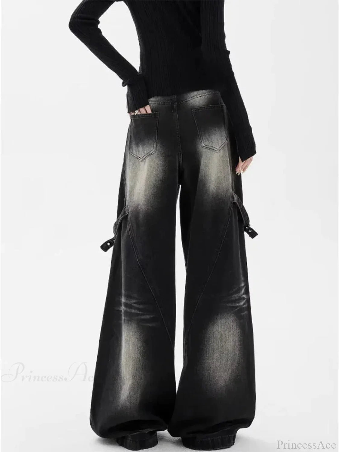 Dark Medieval 2000s Direct Denim Pant image 3