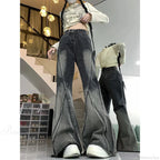 Dark Medieval 90s Style Denim Trouser image 2