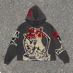 Dark Mummy Visual Pullover Hoodie image 6