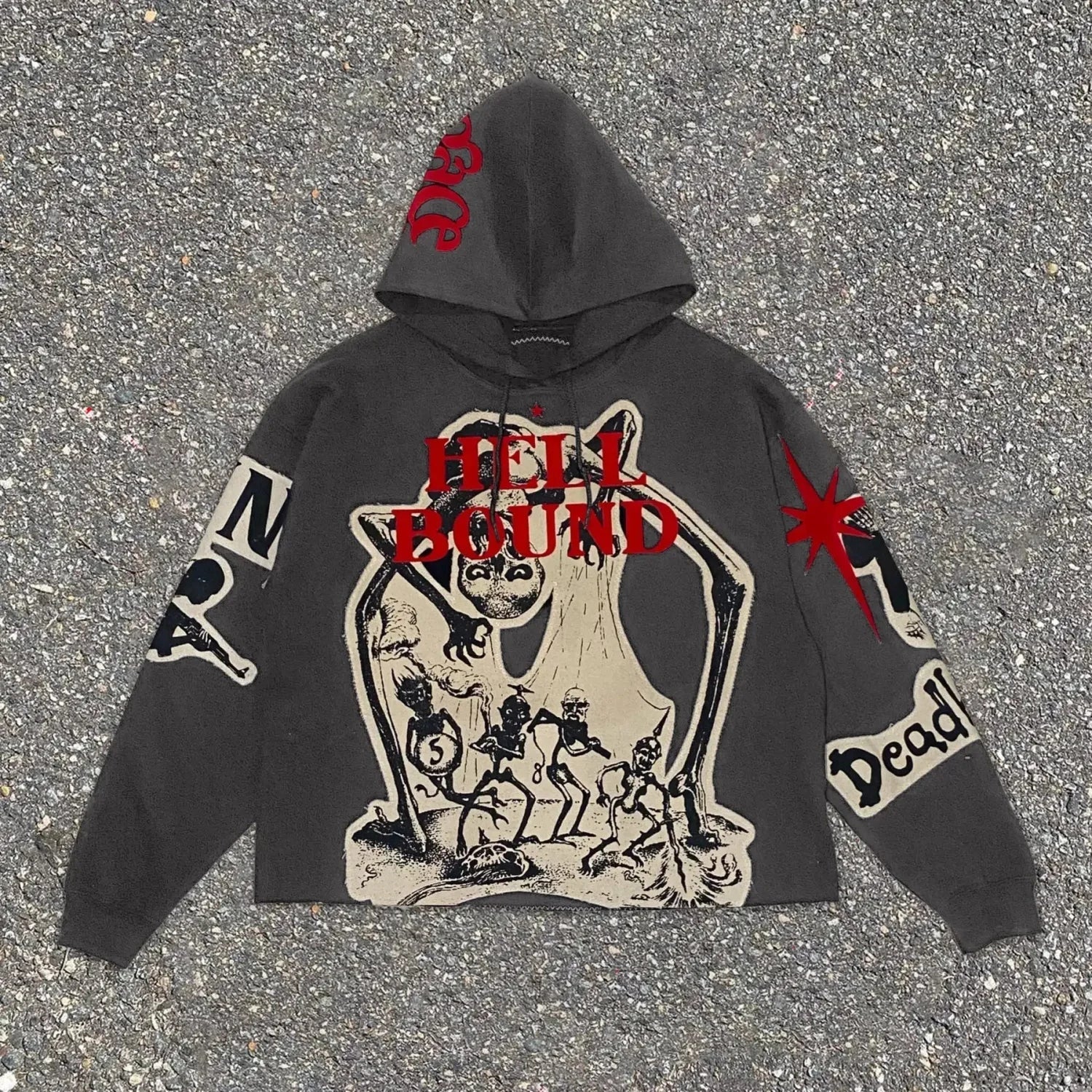 Dark Mummy Visual Pullover Hoodie image 6