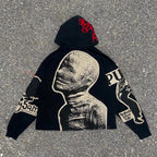 Dark Mummy Visual Pullover Hoodie image 1