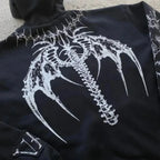 Dark Pattern Print Informal Hoodie image 3