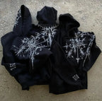 Dark Pattern Print Informal Hoodie image 6