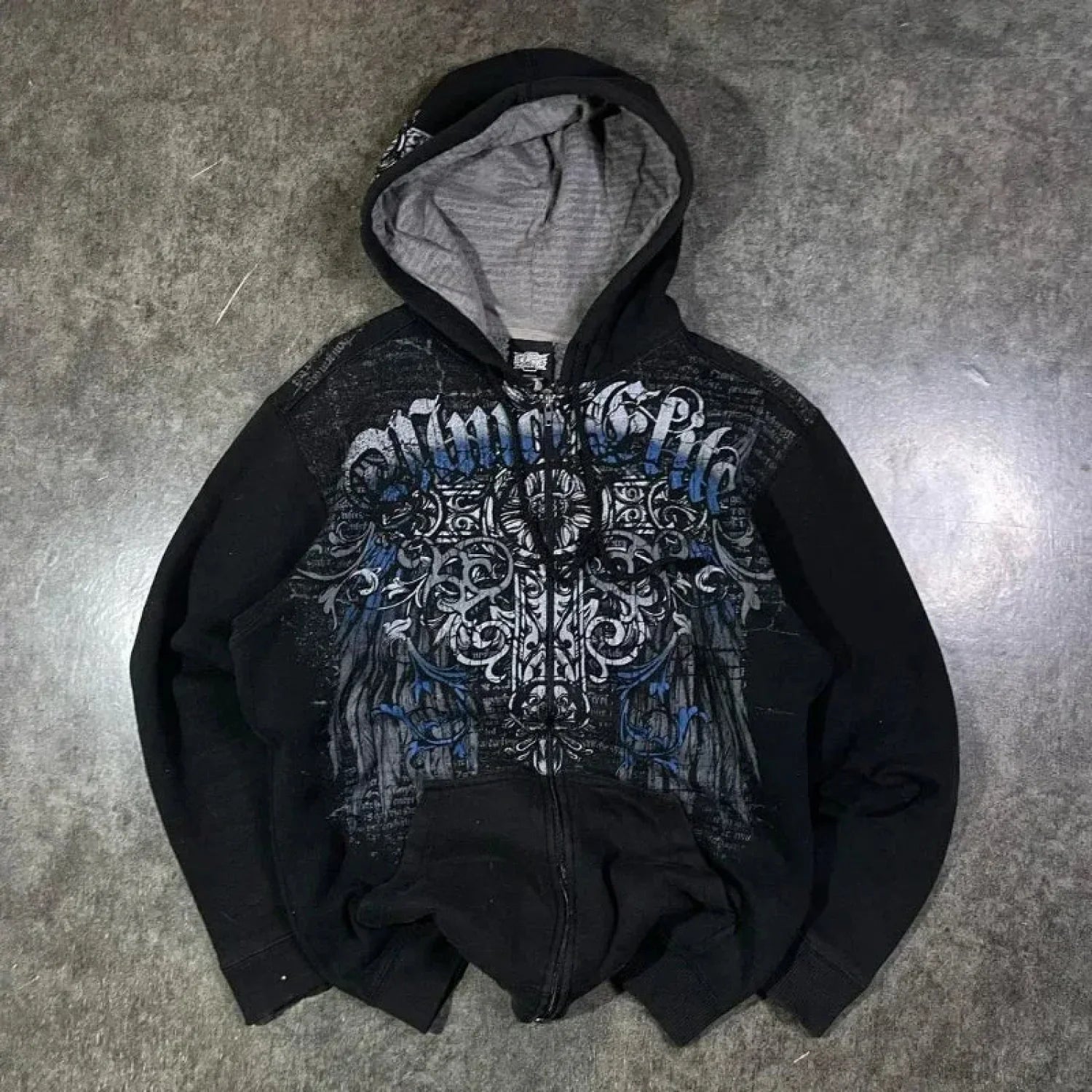 Dark Print Pullover Jumper image 1