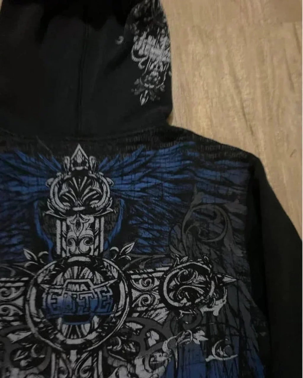 Dark Print Pullover Jumper image 3