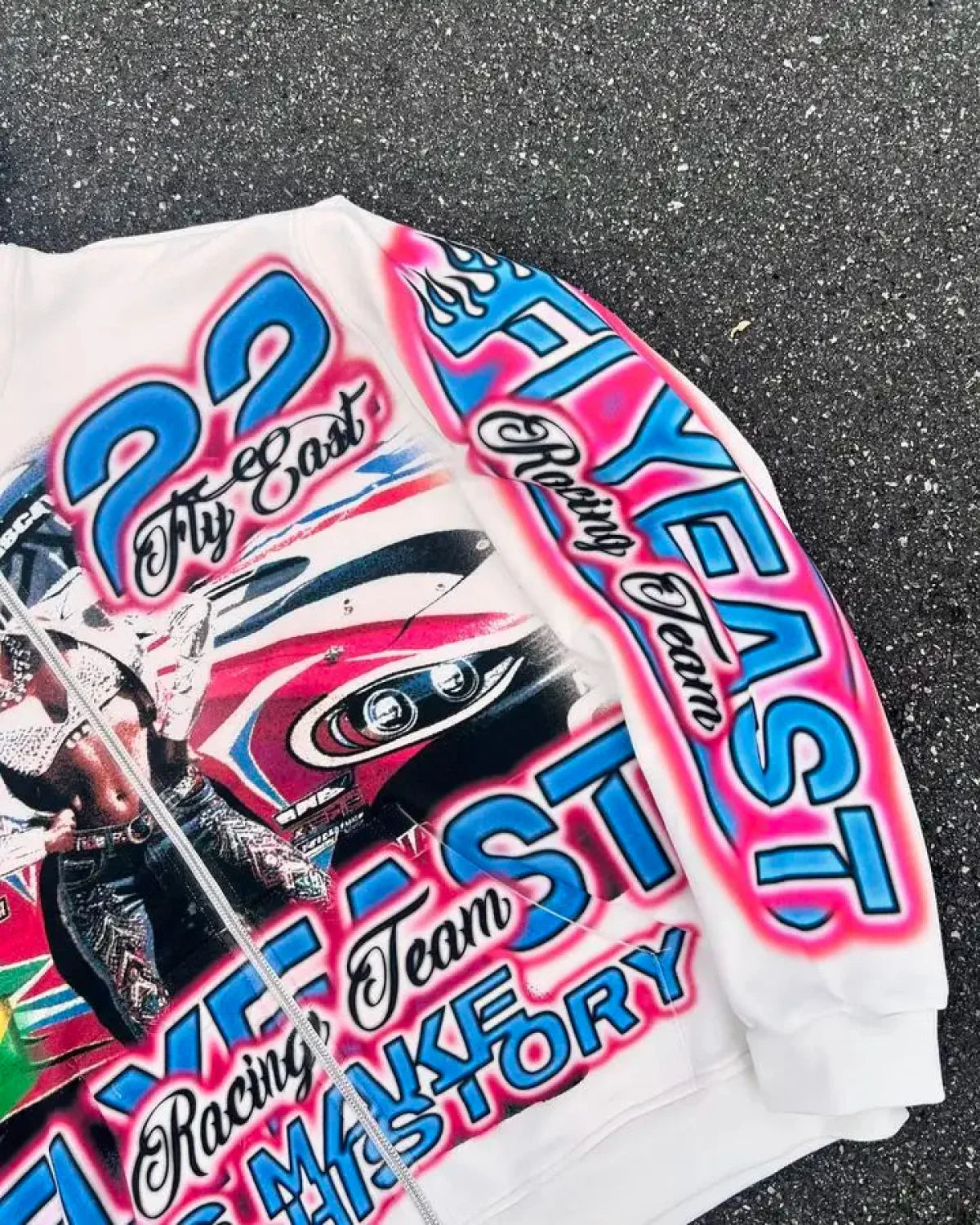 Dark Racer Pictorial Zip Hoodie image 2