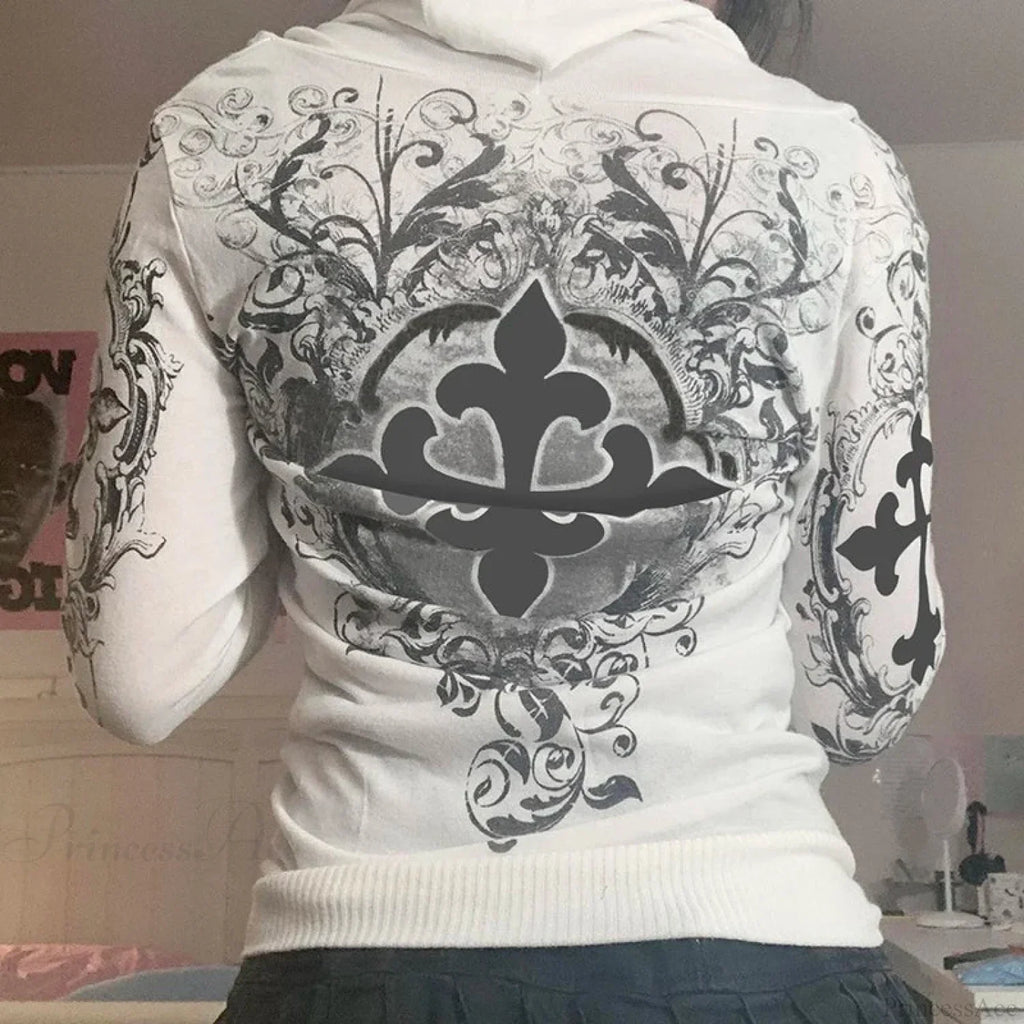Dark Rhinestone Zip Jacket image 4