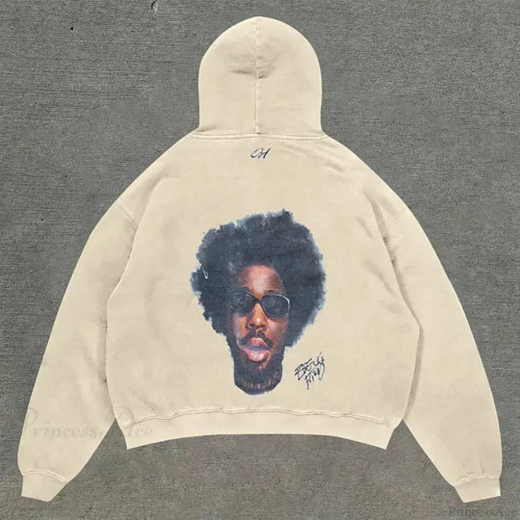 Dark Skull Design Zip Hoodie image 4