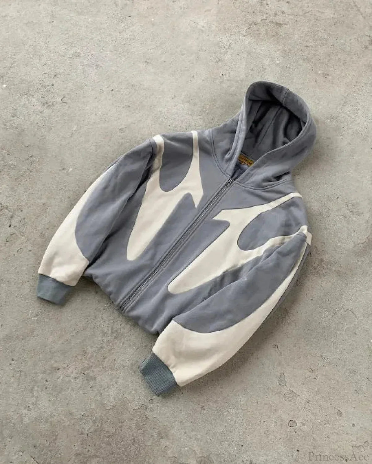 Dark Skull Design Zip Hoodie image 8