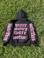 Dark Skulls Print Rebel Hoodie image 3